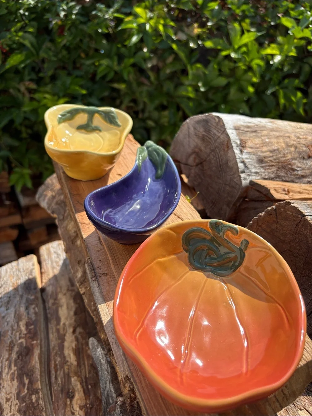 Williams-Sonoma Jardin potager Ceramic Pumpkin Accent Bowls